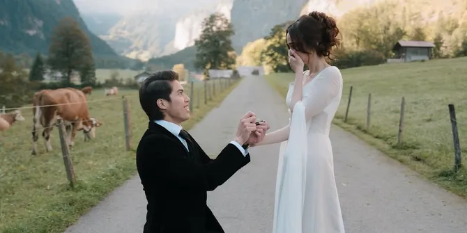 Syifa Hadju Dilamar El Rumi di Swiss, Romantis Abis!