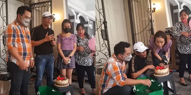 Tak Diundang, Momen Doddy Sudrajat dan Mayang Rayakan Ulang Tahun Gala di Rumah Faisal - Nyanyi dan Tiup Lilin Sendiri