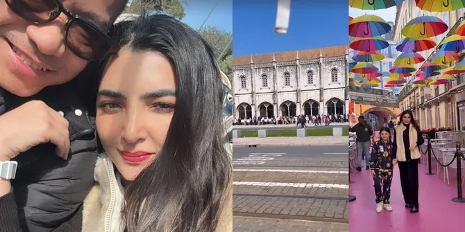 Tak Lebaran di Indonesia, Potret Ashanty dan Keluarga Bakal Pesiar Keliling Eropa - Kini Sudah di Portugal