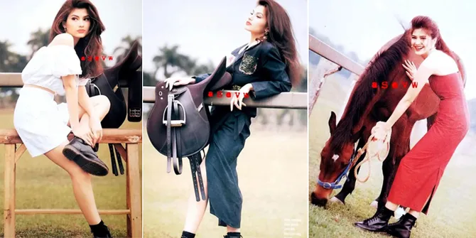 Tamara Bleszynski Unggah Foto Jadul Saat Jadi Model di Usia 19 Tahun, Netizen Salfok ke Wajahnya yang Cantik Banget