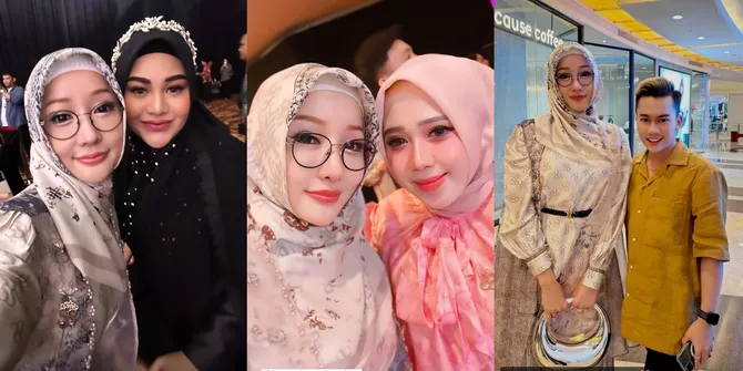 Tampilkan Sisi Keibuan, 8 Potret Lucinta Luna Pakai Hijab - Selfie Bareng Aurel Hermansyah Hingga Zaskia Gotik