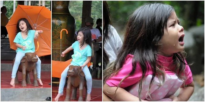 Tawa dan Tangis Manja Safeea Saat Liburan, Imut Unyu Bikin Gemas