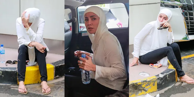 Terduduk Lemas di Trotoar dengan Wajah Pucat, Kondisi Kesehatan Olla Ramlan Kian Memburuk?