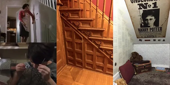 Terinspirasi 'HARRY POTTER', Fans Ini Bikin Kamar di Bawah Tangga