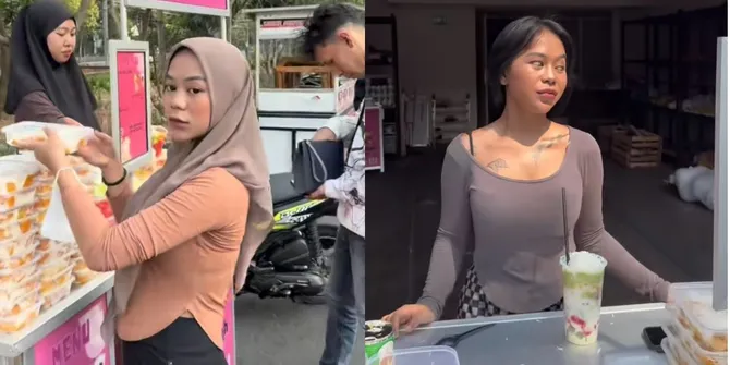 TikToker Cimoy Montok Banting Setir jadi Pengusaha, Intip 8 Potret Cimoy Jualan Salad Viral