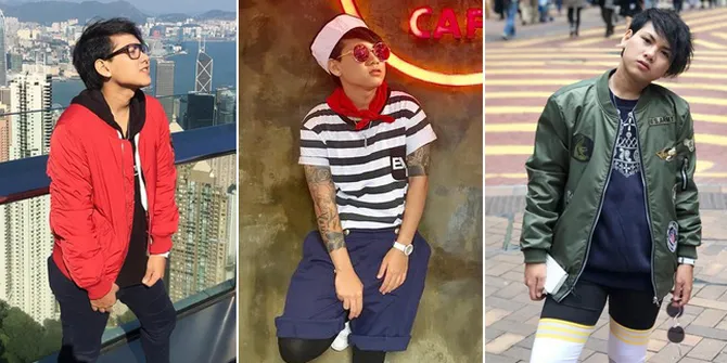 Tomboy Tapi Cute, OOTD Keren Evelyn Istri Aming Saat di Hong Kong