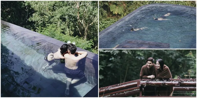 Topless dan Berbikini, Glenn & Chelsea Renang Manja di Bali