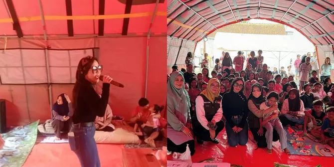 Ucie Sucita Buka Suara Usai Dihujat Netizen Karena Joget Dangdut di Posko Pengungsian Korban Gempa Sumedang