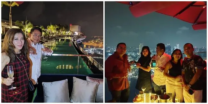 Ultah, Ini 7 Potret Hotman Paris Saat Berpesta Bareng Keluarga di Singapura