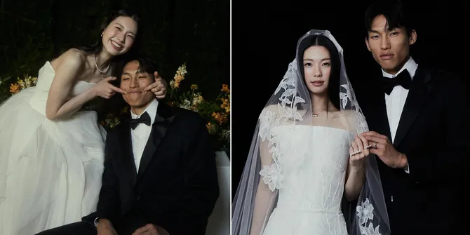 Unggah Foto-Foto Prewed, Model Cantik Kim Jin Kyung Umumkan Pernikahan dengan Kiper Timnas Korea Selatan Kim Seung Gyu