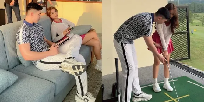 Unggah Video Main Golf Bareng Verrell Bramasta, Caption Fuji: Berbukalah dengan yang Manis-Manis