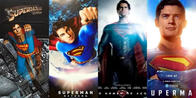 Urutan Lengkap Film SUPERMAN dari yang Tayang Pertama - Paling Terbaru (2025)