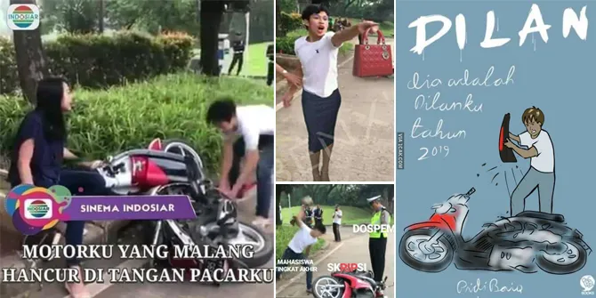 Usai Rusak Motor & Bakar STNK, Meme Adi Saputra Banjiri Twitter