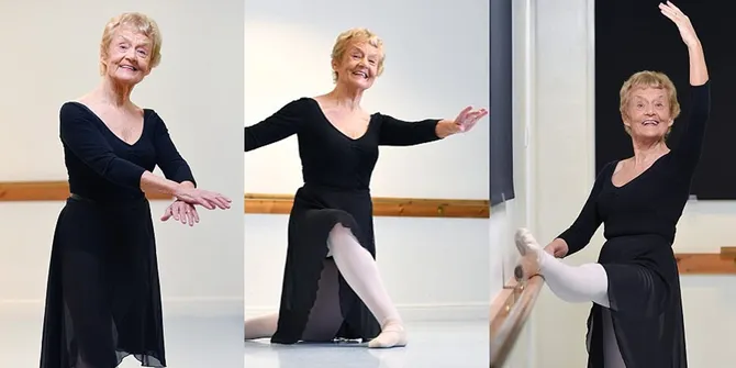 Usia 80 Tahun, Nenek Ini Sukses Tuntaskan Ujian Balet!