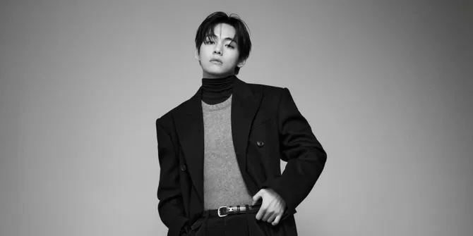 V BTS Pamer Aura Elegan di Pemotretan Kampanye Celine 2026