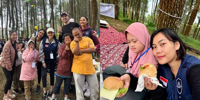  Valerie Twins, Clara Bernadeth, dan Beberapa Selebriti Berbagi Kebahagiaan dengan Anak-anak Down Syndrome di Acara Charity Glam Camp