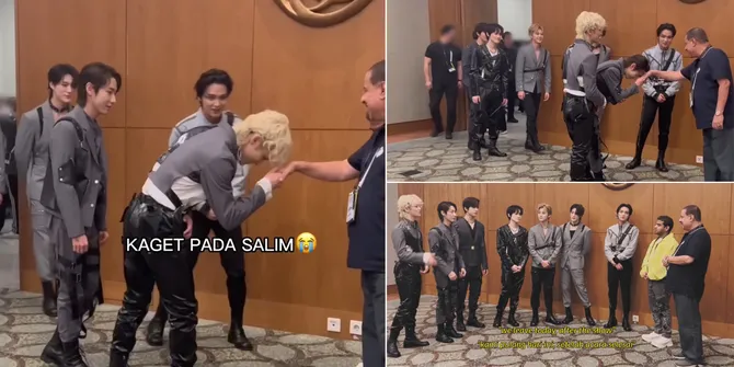 Viral Foto-Foto Member NCT Dream Salim Cium Tangan ke Pak Muh Papanya Fadil Jaidi, Gemes Banget!