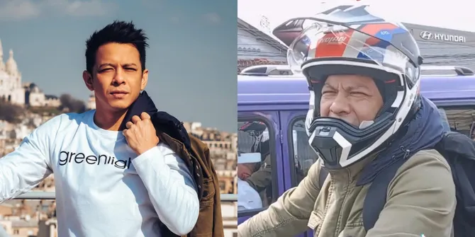 Viral Potret Ariel NOAH Mudik Pakai Motor, Ramah Tebar Senyum dan Sapa Fans di Jalan