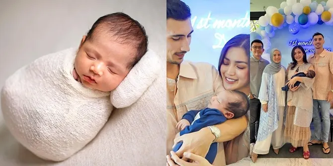 Wajah Anak Kedua Jessica Iskandar Terungkap, Rayakan 1 Bulanan Mewah - Ganteng Banget Dijenguk Nia Ramadhani
