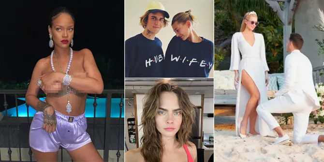 Weekly Hot IG: Paris Hilton Resmi Tunangan - Foto Topless Rihanna yang Panen Hujatan