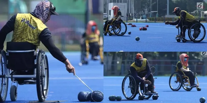Yuk Intip Latihan Atlet Lawn Bowls Jelang Asian Para Games 2018