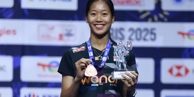 BNI Bangga Jadi Bagian Perjalanan Putri Kusuma Wardani Cetak Sejarah di Hylo Open 2025