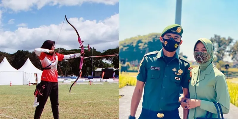 7 Potret Cantik Diananda Choirunisa, Atlet Panahan Olimpiade Tokyo - Punya Suami TNI