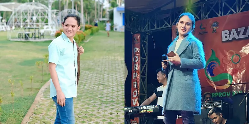 8 Potret Fallden, MUA Viral Karena Suaranya Bisa Jadi Cewek dan Cowok - Pernah Make Up-in Niken Salindy?