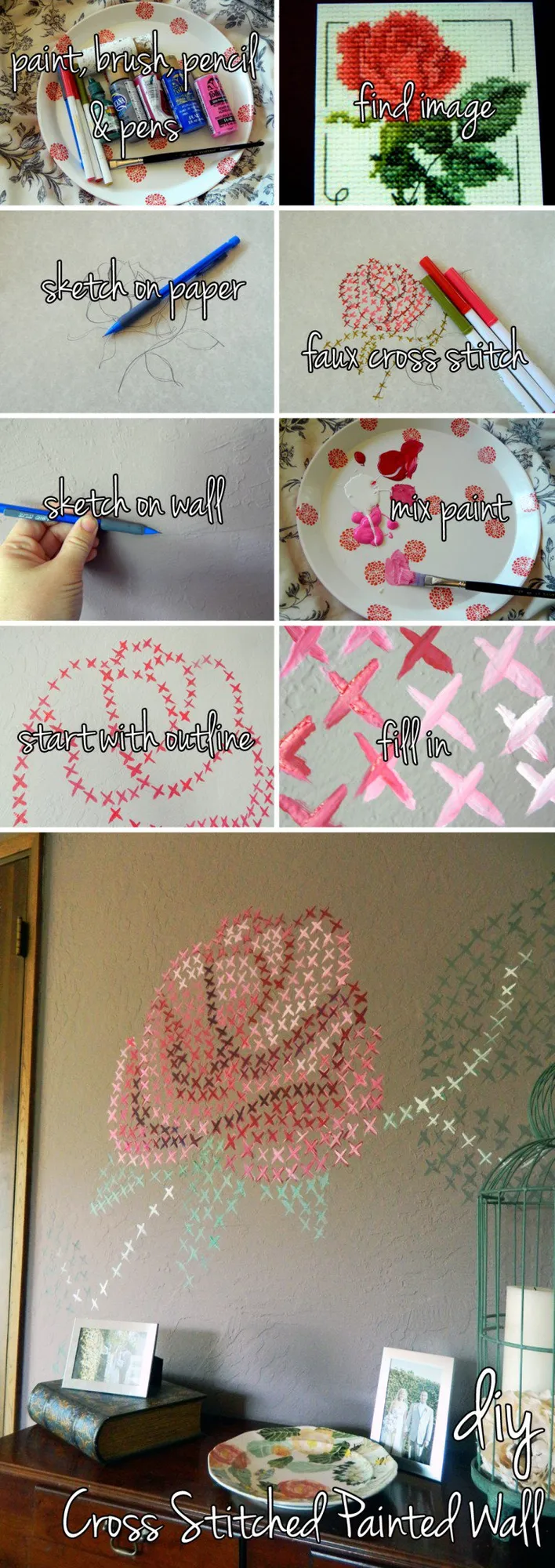 7 Ide DIY Kreatif Dekorasi Dinding Rumah Dengan Bahan 