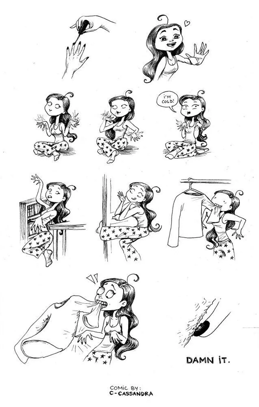 Bayangan Tak Seperti Kenyataan Komik Keseharian Cewek Ini Bener