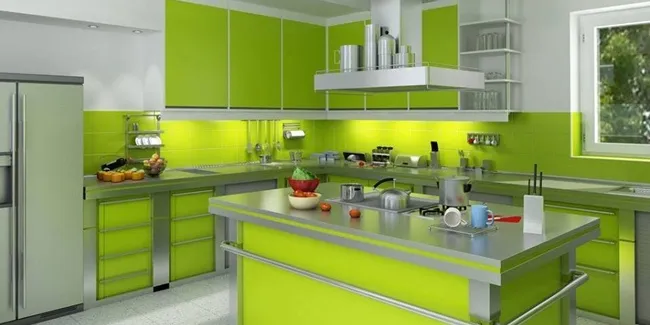 Desain Dapur Dengan Warna Hijau Elegan Nan Bersih Vemale Desain Dapur Dengan Warna Hijau Elegan Nan Bersih