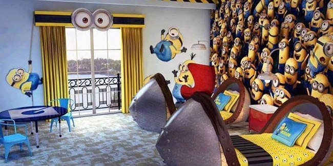  Desain  Kamar  Tidur  Nuansa Minion  Mengagumkan Vemale com