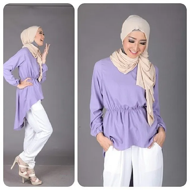 Gaya Hijab dan Baju Muslimah Modern Keren Ala Marylies 