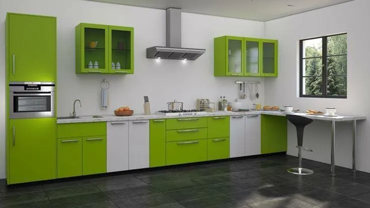 Inspirasi Dapur Bernuansa Hijau Memberi Kesan Bersih Segar Berikut Adalah Beberapa Dapur Dengan Tema Atau Nuansa Hijau