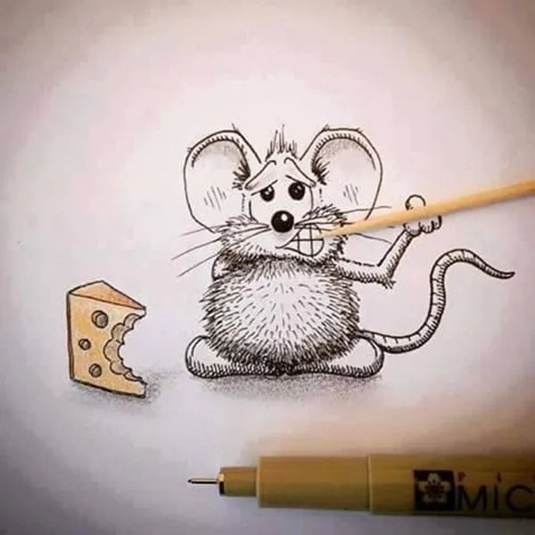 Gambar 3 Menggambar Tikus Wikihow Gambar Berjudul Draw 