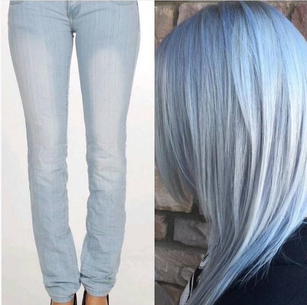 Tren Baru Cat Rambut Warna Denim, Lebih Keren Dan Kekinian 