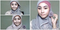 Fashion: Tutorial Hijab Praktis Segi Empat Untuk Kuliah 