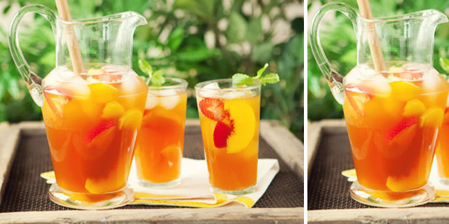 buah resep berbahan dasar minuman Lemon Floating Tea  Vemale.com Strawberry Iced