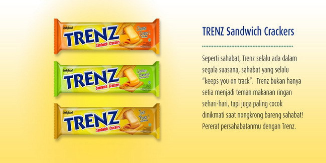 Trenz Sandwich Crackers - Vemale.com