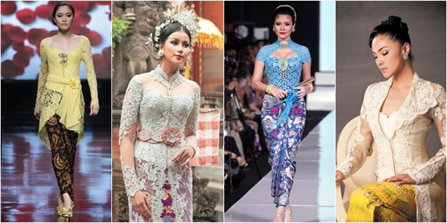 4 Model  Kebaya Renda  Kerah Modern Vemale com