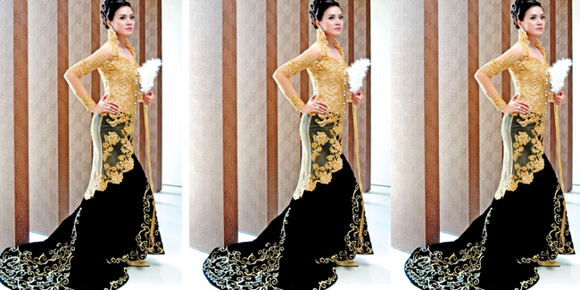 Makna Warna Kebaya Akad Nikah Anda: Hitam Dan Emas 