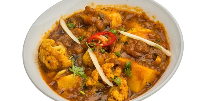 Makan Malam Lezat Dengan Masakan India Aloo Gobi