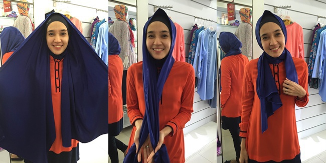 Tutorial Hijab Simple Tanpa Jarum Pentul Ala Dhini Aminarti