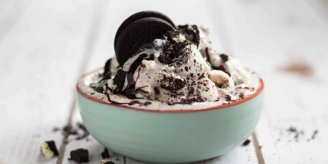 resep es krim oreo