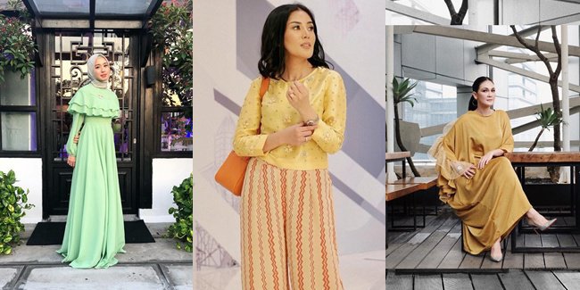 Inspirasia Baju Lebaran Para Artis Patut Dicoba