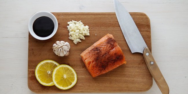 Resep Salmon Saus Tiram