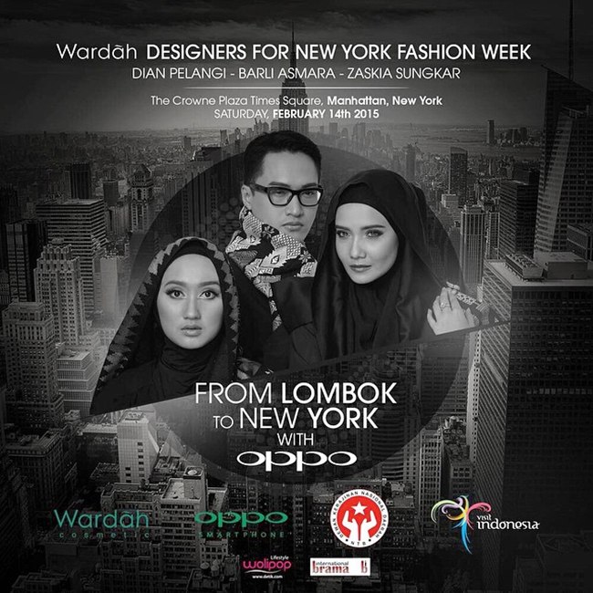 From Lombok to New York with Oppo | Foto: copyright instagram.com/dianpelangi