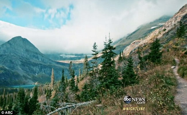 Kawasan Montana's Glacier National Park tempat Otter dan Jenna diserang beruang | foto: copyright dailymail.co.uk