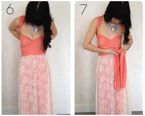 Diy Gaun Cantik Kombinasi Dua Baju Lama Anda Vemale