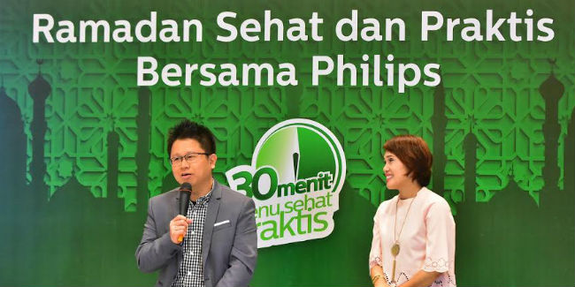 dr. Rita Ramayulis dan Yongky Sentosa/Dok.Phillips